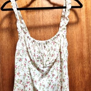Womens reformation floral tank top